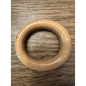 Tiffany & Co. Elsa Peretti Tan Beige Lacquered Wood Bracelet Rare